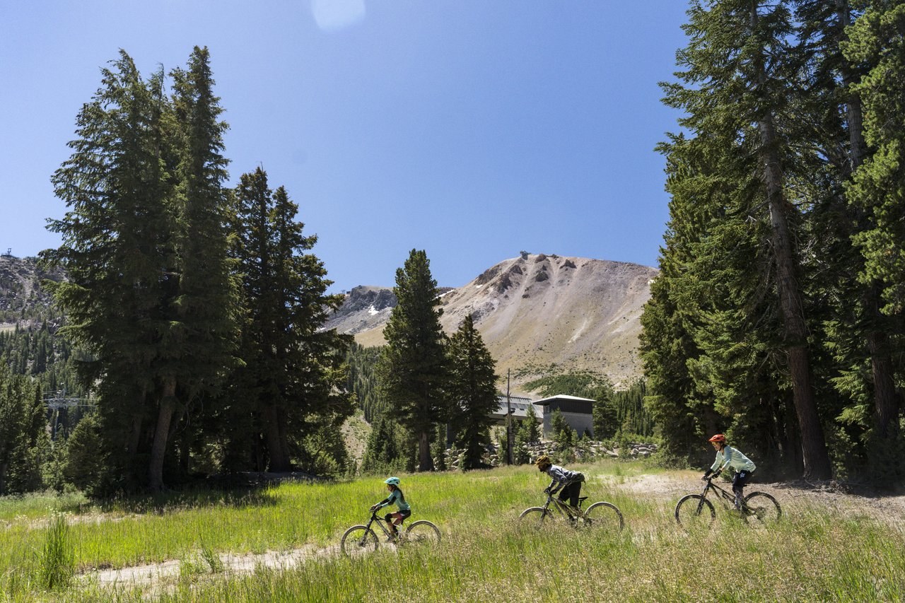 Summer Bike park at Mammoth Mountain